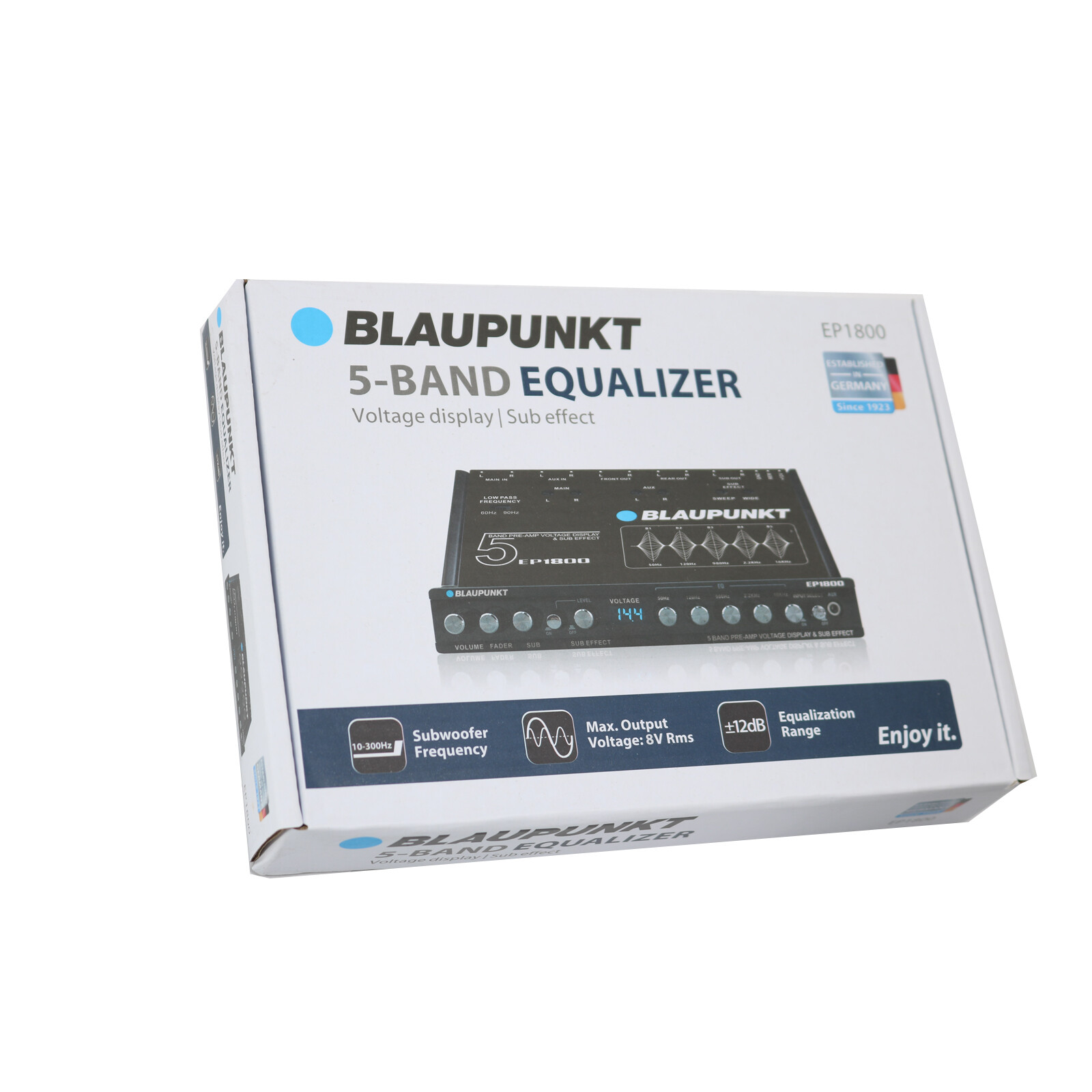 BLAUPUNKT EP1800 CAR AUDIO 5 BAND EQUALIZER WITH VOLTAGE DISPLAY SUB