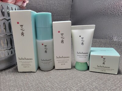 Sulwhasoo Hydro Aid Moisturizing Soothing Mist 1.01 oz Mask 15ml & Soothing Crea