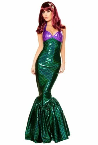 Nylon Mermaid Dress Costumes for Women