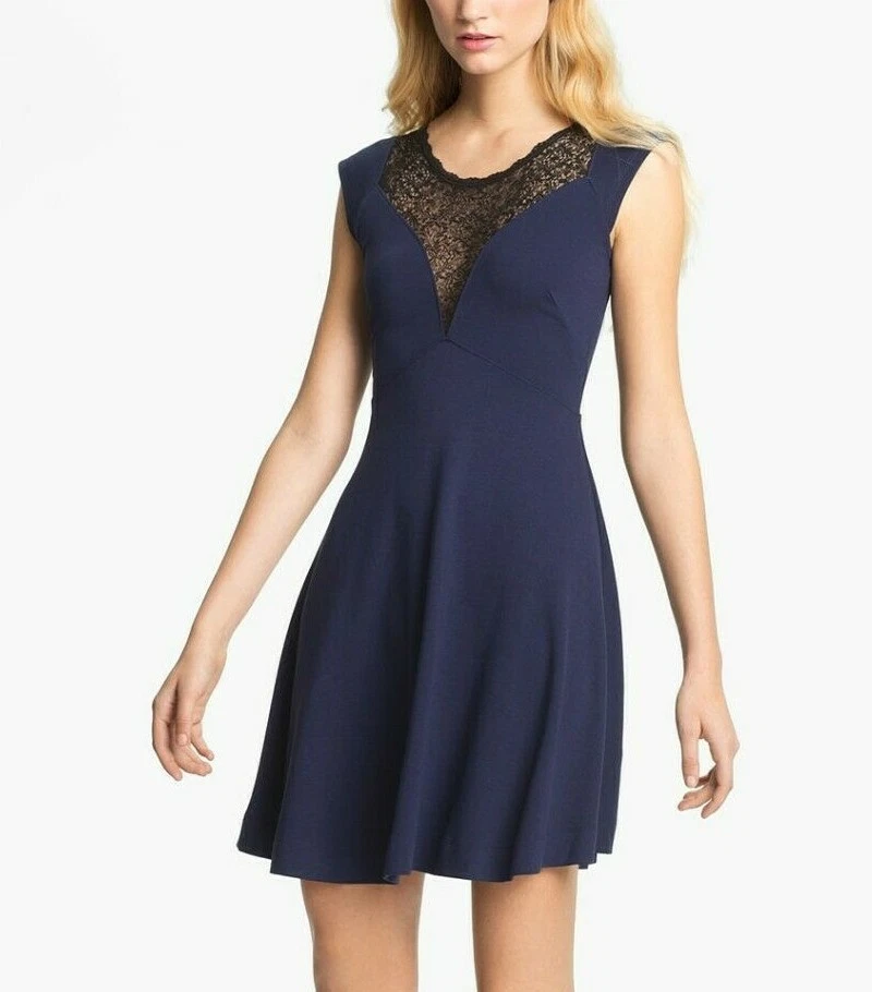 LACE INSET DRESS