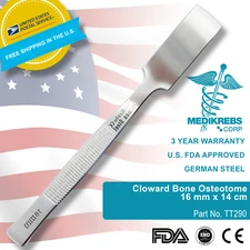 Cloward Bone Osteotome 16 mm x 14 cm OR Grade Surgical Orthopedic Instruments