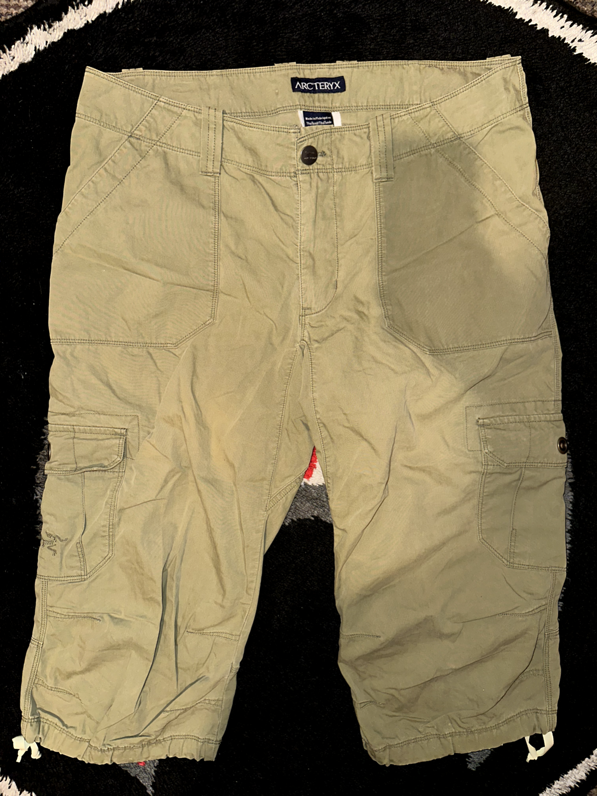 Arc'teryx Capri 3/4 Olive Pants for Women Size 10