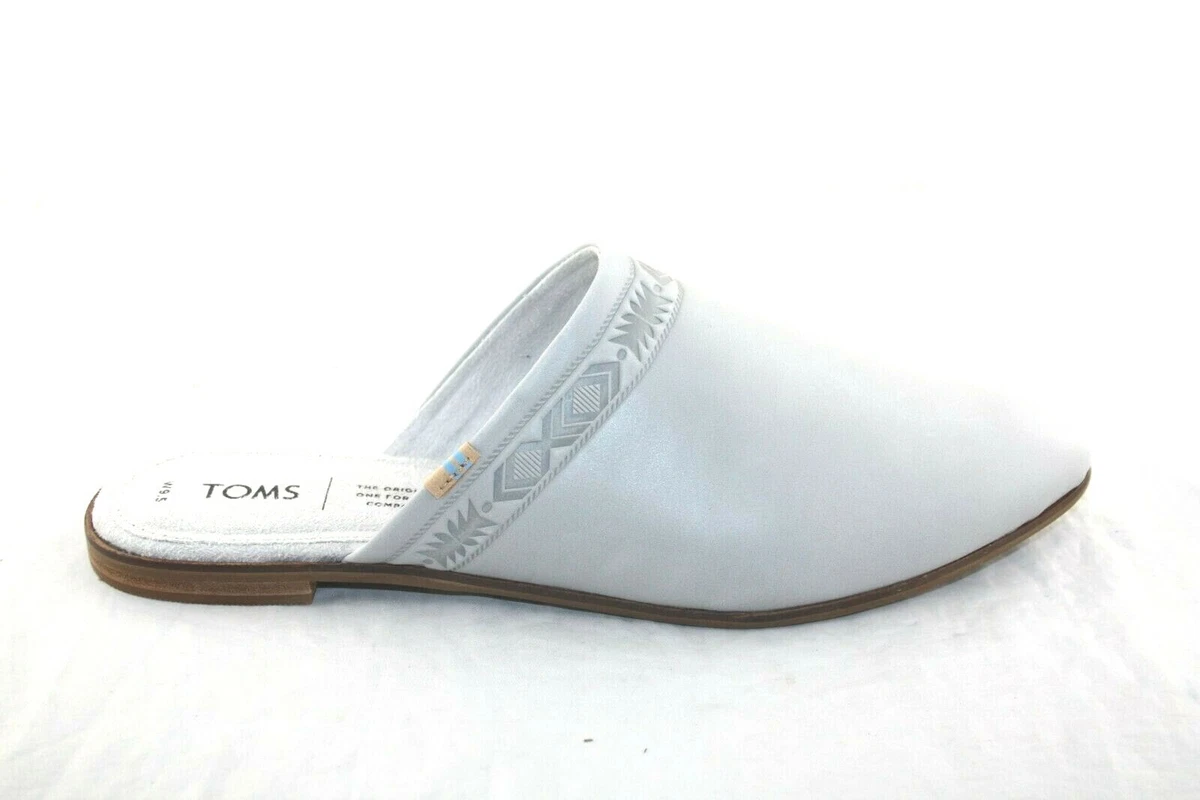 Toms black leather women's hotsell jutti mules