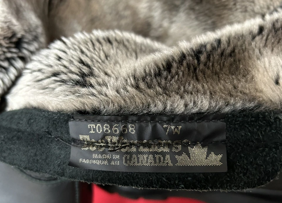 7.5W CANADÁ Calentadores de Puntera Janet Piel Sintética Impermeable Botas de Invierno BONITAS Boho LN Foto 4 de 4