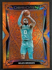 2023-24 Panini Obsidian Miles Bridges Electric Etch Orange Flood /99 #24