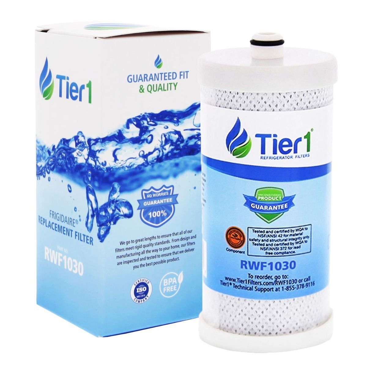 Tier1 RWF1030 Refrigerator Water Filter (Pack of 3)