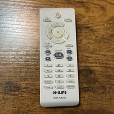 Philips RC-2020 Remote Control White Wireless Infrared for DVP3040 DVD Player