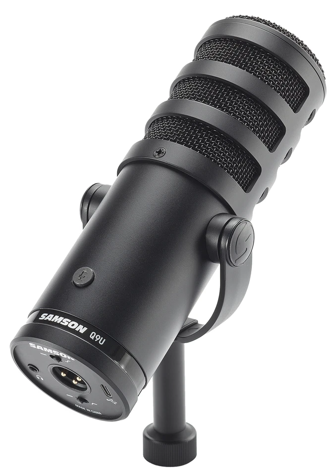 SAMSON Q9U USB Studio Podcast Recording Microphone Dynamic Cardiod Mic - Image 3 of 4