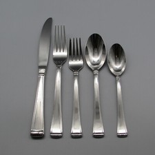 Gorham Stainless Flatware COLUMN  (GLOSSY) 5pc Place Setting *