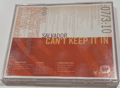 EXCLUSIVE RADIO Disc Salvador  Can t Keep It In  2003 Curb/Word CD Single!