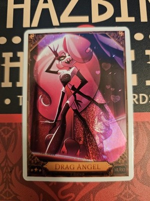 ハズビンホテル トレカ　foil drag エンジェル 1st edition Hazbin Hotel Season 2 Trading Cards 1st Edition “Drag Angel” Foil