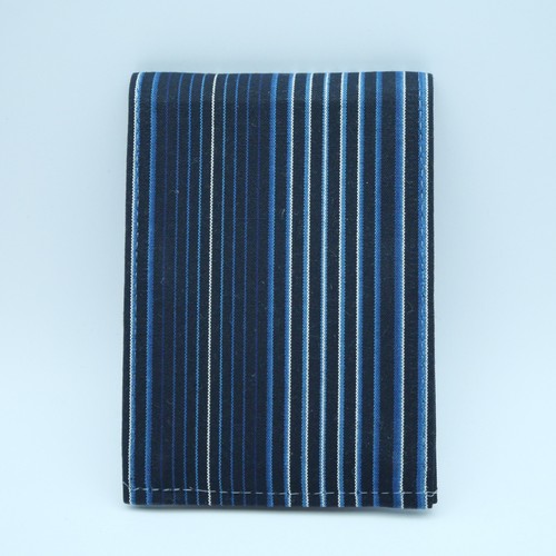 Kurume Kasuri Japanese Ikat Fabric Cover w/ Rhodia No.11 Grid Notepad Japan Made - Picture 5 of 8