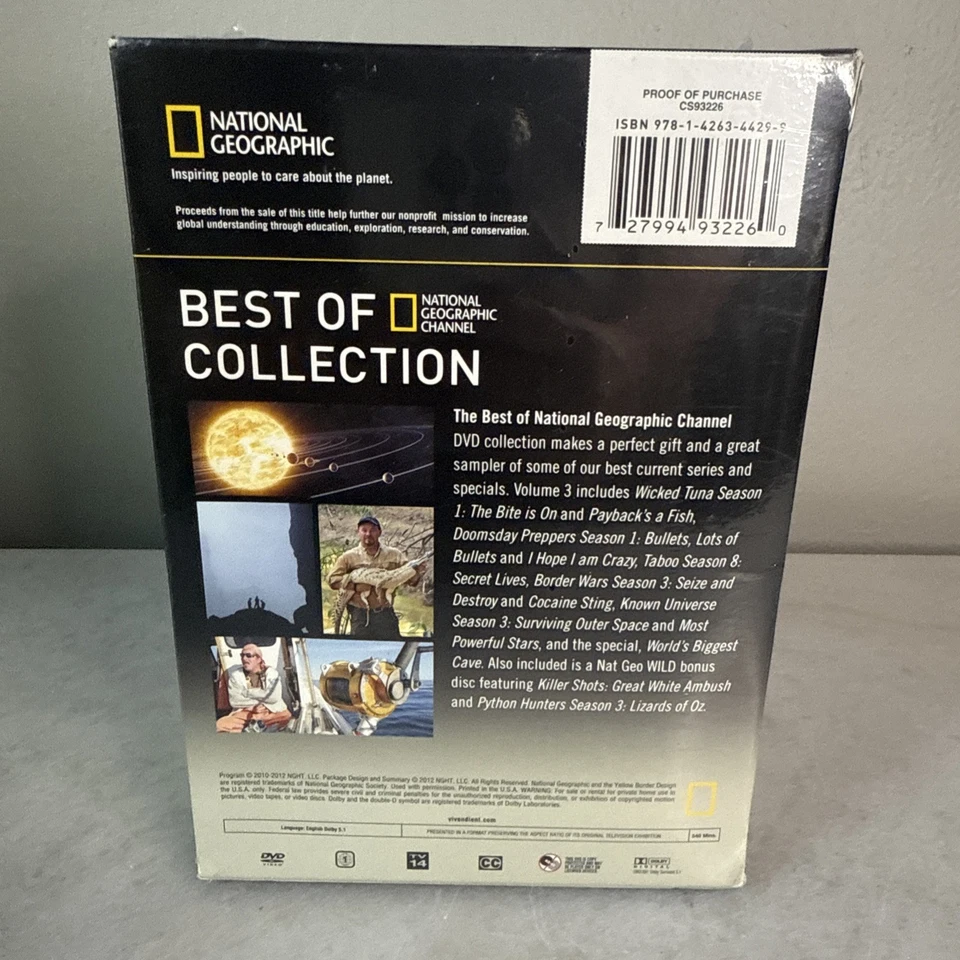 FACTORY SEALED NEW: National Geographic - Best Of Collection Vol. 3 - 6 DVDs - Image 3 of 3