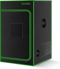 MELONFARM 2x2 Grow Tent, 24"x24"x32'' High 24"x24"x32", Black 