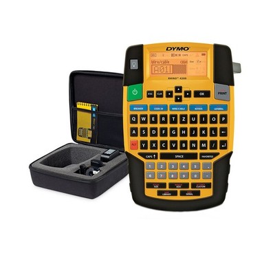 DYMO Rhino 4200 Etikettiergerät im stabilen Hartschalenkoffer   Industrielles Be