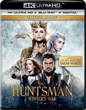 The Huntsman: Winter's War 4K UHD  Blu-ray BRAND NEW 