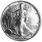 1988 $1 1-oz American Silver Eagle BU