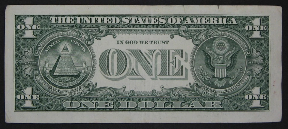 2017 $1 (ONE DOLLAR) - FANCY SERIAL NUMBER - FIVE 8's - Image 3 of 3