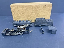 Vintage Tenshodo HO Brass SRA 0-8-0 with tender VIRGINIAN Kit 233 for parts 976