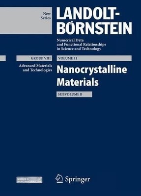 Nanocrystalline Materials - 9783642415173