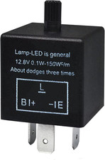 Led Flasher Relay Cf-13 3 Pins Adjustable Turn Signal Relay Cf13 Ep34 - Flasher