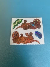 Vintage Prism Hambly Sea Otters Sticker Module 2x1.76 Inches