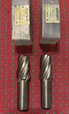 Osg Cobalt  Tapered End Mill 1  Tip HSCo Resharpened 2pc