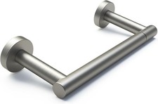 Toilet Paper Holder Wall Mount - Stainless Steel Classic, Brushed Nickel