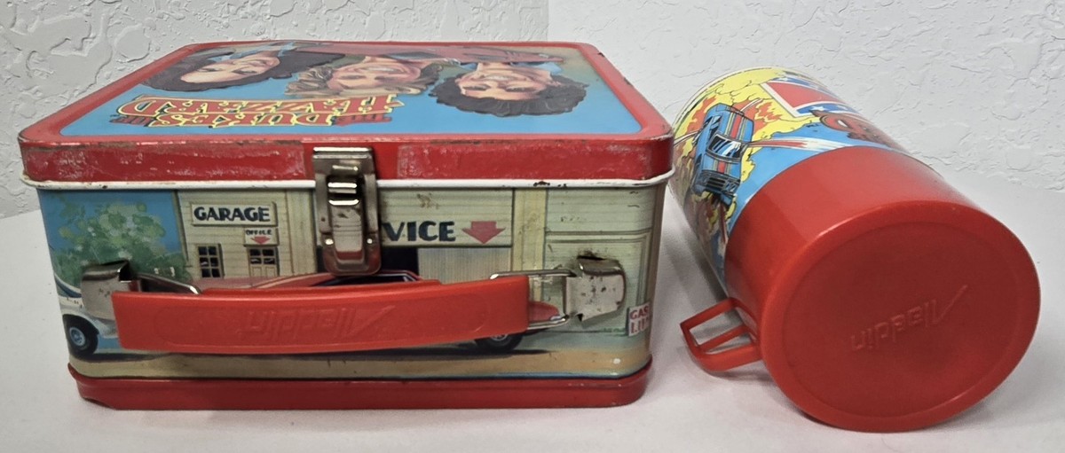 Vintage 1980's (Aladdin) Dukes of Hazzard metal lunch box and