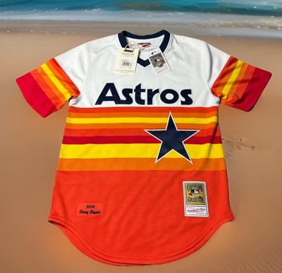 MITCHELL & NESS AUTHENTIC CRAIG BIGGIO M $325 RETAIL HOUSTON ASTROS JERSEY