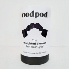 Nodpod Gentle Pressure Sleep Mask Patented Light Blocking Design Black Onyx