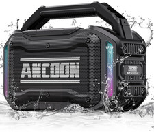 Speakers Bluetooth Wireless: 80W Peak Loud Speaker with Bass, 20H Playtime