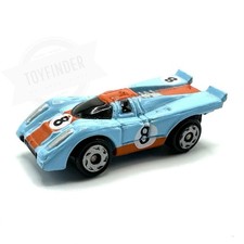 Vintage GALOOB Micro Machines PORSCHE 917 #8 Light Blue Porsches Racers