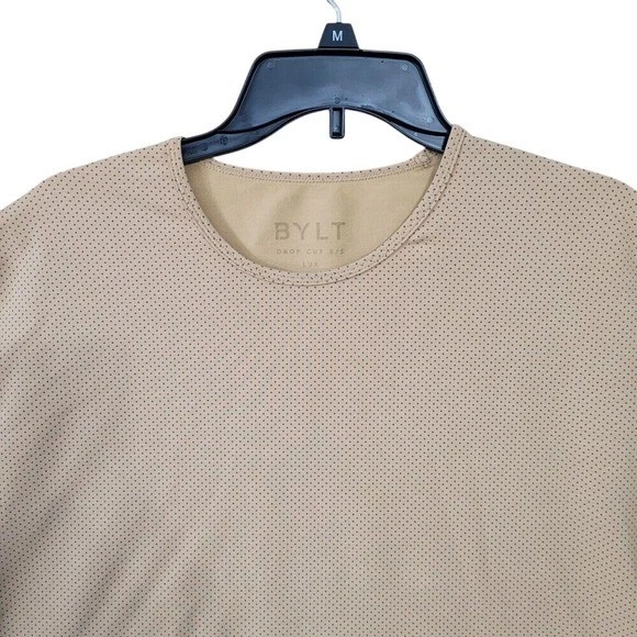 BYLT Drop Cut S/S Lux Brown Polka Dot T-Shirt Men's XL Casual Wear - Image 3 of 4