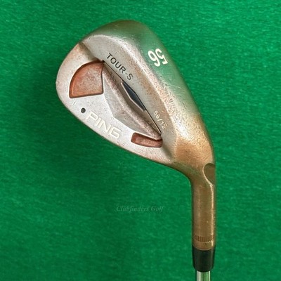 Ping Tour-S Raw Black Dot 56-12 56° Sand Wedge Stepped Steel Wedge Flex