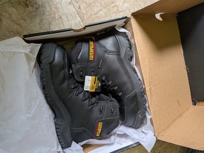 Caterpillar Resorption Composite Toe Work Boots, Black, Men's 11 M