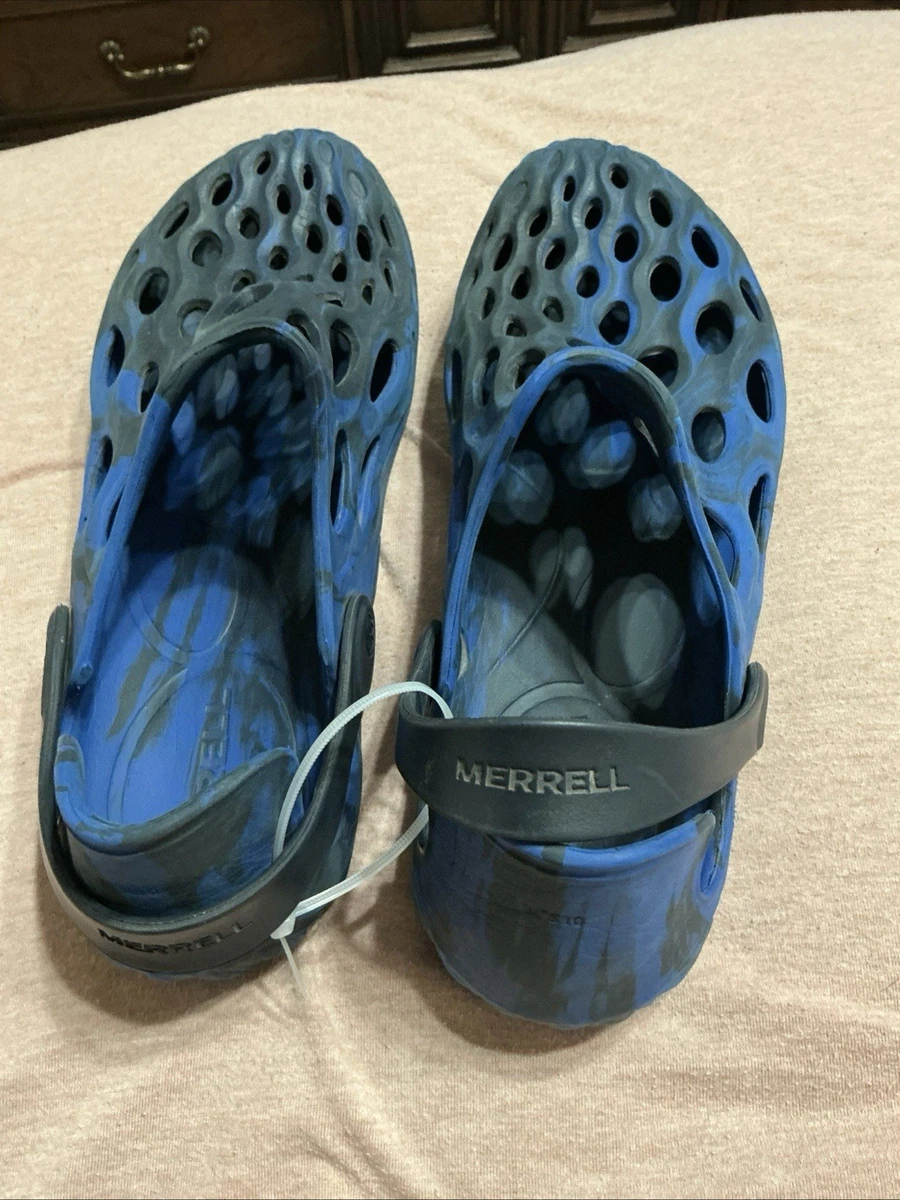 Merrell Hydro Moc Rubber Blue Slip-On Shoes Waterproof Sandals Men’s Size M’S14 Merrell Blue Sandals for Men for sale | eBay main image 4