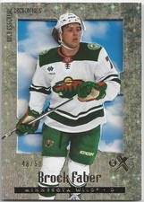 2023 Skybox E-X 2000 Gold Essential Credentials 48/50 Brock Faber #148 Rookie RC