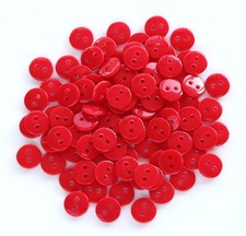 11/32 Inch Very Small Button 9mm Tiny Size Sewing Flatback Resin Buttons Colo...