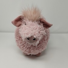 Jellycat ROLBIE PIG Pink Plush Stuffed Animal Chubby Chunky with Mohawk Retired