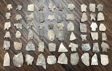 Lot Of 60 Authentic Central Texas Hill Country Native American Broken Arrowheads