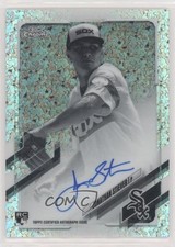2021 Chrome Black and White Mini-Diamond Refractor Jonathan Stiever Auto 0i6p