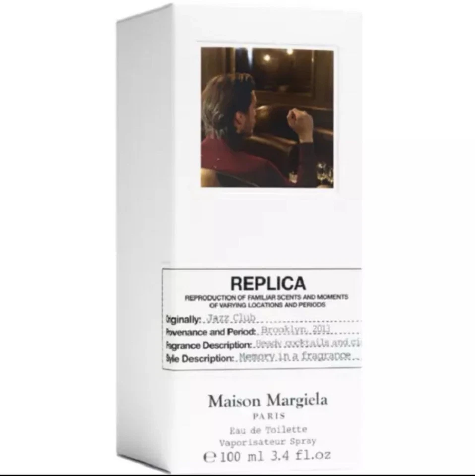 Replica Jazz Club by Maison Margiela 3.4 oz EDT Refillabe Spray for Men. New Box - Image 2 of 3