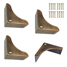 Metal Corner Protector, 4pcs Corner Guard Desk Edge Safety Decorative Protect...