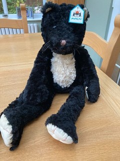 Medium size Pickles the Cat jellycat plush with tags