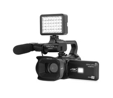 Minolta MN4KPRO 4K60FPS Ultra HD / 64 MP Autofocus Pro Camcorder Kit w/WiFi