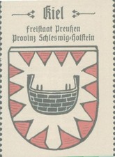 Kiel / Reklamemarke Kaffee Hag - Wappen - Ortswappen (53)