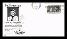 DR JIM STAMPS US COVER PRESIDENT JOHN F KENNEDY MEMORIAM FDC SCOTT 1246