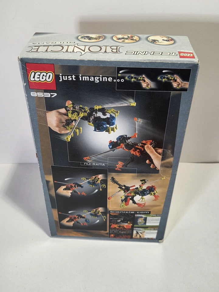 LEGO BIONICLE: Nui-Rama (8537) McDonald's Bionicle 1 e enciclopédia Bionicle  - Imagem 4 de 4