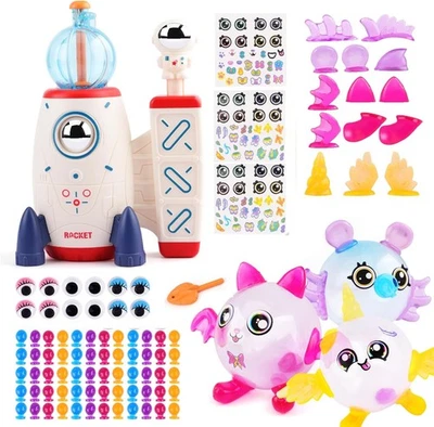 nicknack DIY Magic Sticky Balloon Kit for Kids, 195pcs Upgraded Nano Tape Bubbl